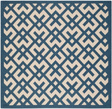 Safavieh Courtyard Cy6915 - 268 Navy / Beige Rugs - Safavieh - cy6915 - 268 - 7sq