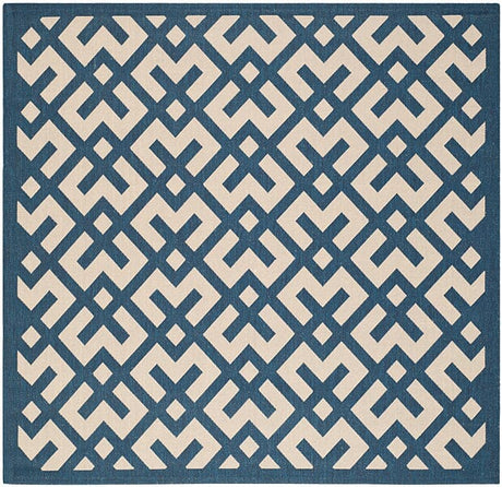 Safavieh Courtyard Cy6915 - 268 Navy / Beige Rugs - Safavieh - cy6915 - 268 - 7sq