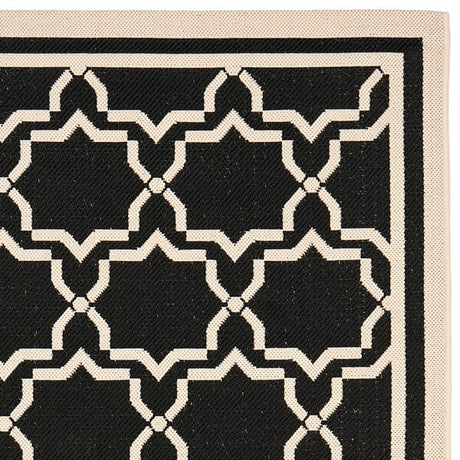 Safavieh Courtyard Cy6916 - 226 Black / Beige Rugs - Safavieh - cy6916 - 226 - 2