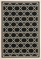 Safavieh Courtyard Cy6916 - 226 Black / Beige Rugs - Safavieh - cy6916 - 226 - 2