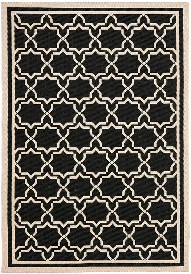 Safavieh Courtyard Cy6916 - 226 Black / Beige Rugs - Safavieh - cy6916 - 226 - 2