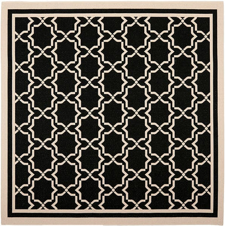 Safavieh Courtyard Cy6916 - 226 Black / Beige Rugs - Safavieh - cy6916 - 226 - 7sq