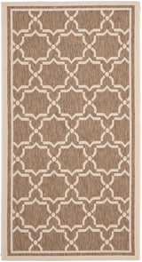 Safavieh Courtyard Cy6916 - 242 Brown / Bone Rugs - Safavieh - cy6916 - 242 - 5r