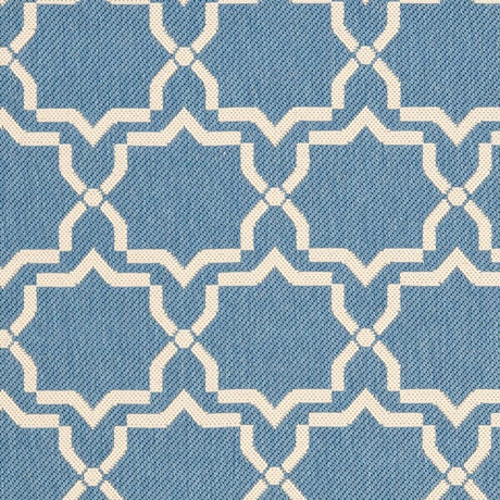 Safavieh Courtyard Cy6916 - 243 Blue / Beige Rugs - Safavieh - cy6916 - 243 - 2