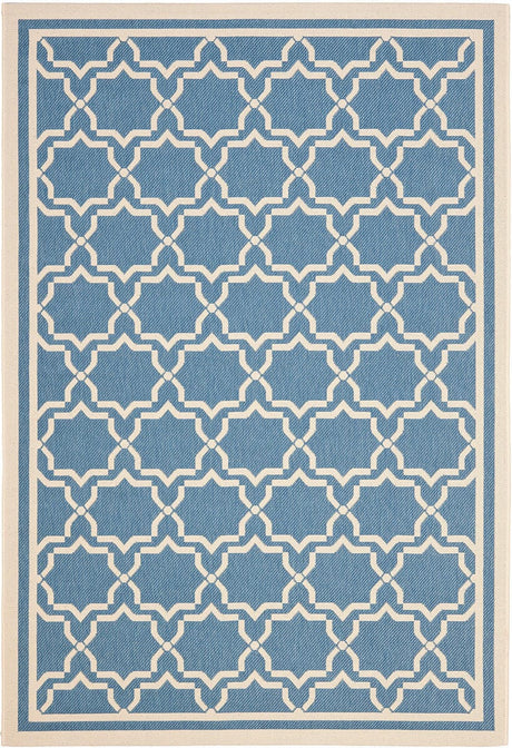 Safavieh Courtyard Cy6916 - 243 Blue / Beige Rugs - Safavieh - cy6916 - 243 - 2