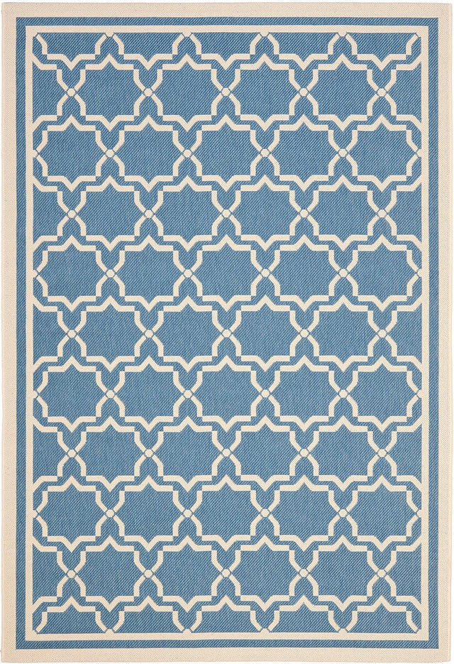 Safavieh Courtyard Cy6916 - 243 Blue / Beige Rugs - Safavieh - cy6916 - 243 - 2