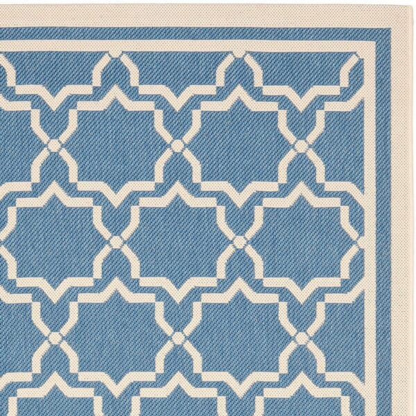 Safavieh Courtyard Cy6916 - 243 Blue / Beige Rugs - Safavieh - cy6916 - 243 - 2