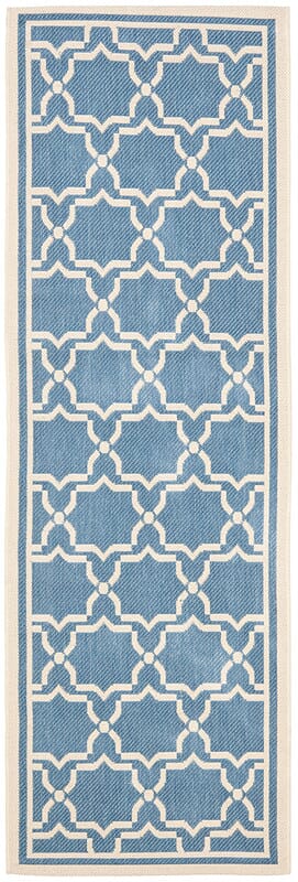 Safavieh Courtyard Cy6916 - 243 Blue / Beige Rugs - Safavieh - cy6916 - 243 - 27