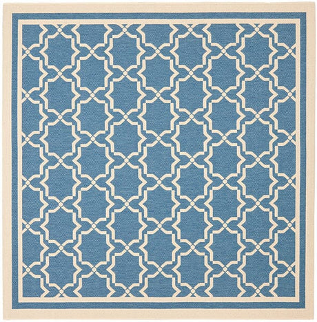 Safavieh Courtyard Cy6916 - 243 Blue / Beige Rugs - Safavieh - cy6916 - 243 - 7sq