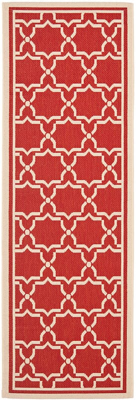 Safavieh Courtyard Cy6916 - 248 Red / Bone Rugs - Safavieh - cy6916 - 248 - 27