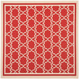 Safavieh Courtyard Cy6916 - 248 Red / Bone Rugs - Safavieh - cy6916 - 248 - 7sq