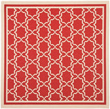 Safavieh Courtyard Cy6916 - 248 Red / Bone Rugs - Safavieh - cy6916 - 248 - 7sq
