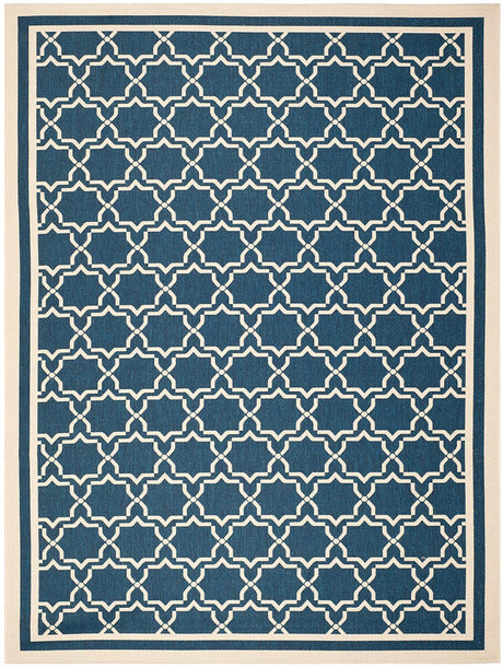 Safavieh Courtyard Cy6916 - 268 Navy / Beige Rugs - Safavieh - cy6916 - 268 - 5r