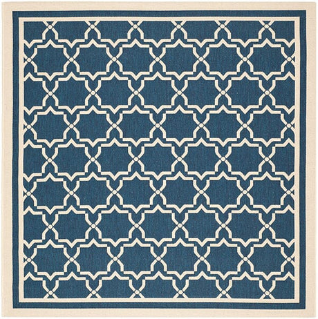 Safavieh Courtyard Cy6916 - 268 Navy / Beige Rugs - Safavieh - cy6916 - 268 - 7sq