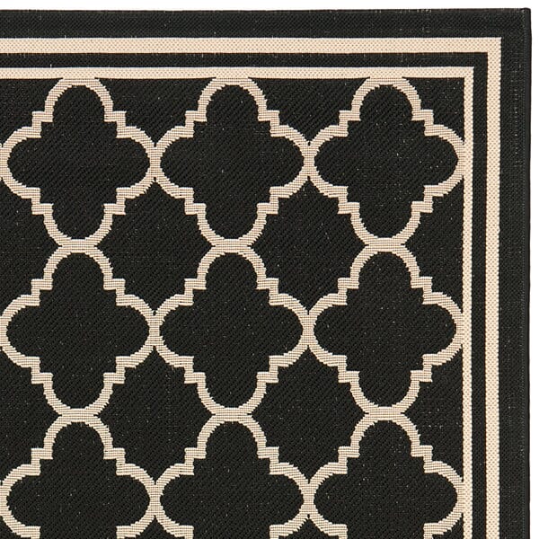 Safavieh Courtyard Cy6918 - 226 Black / Beige Rugs - Safavieh - cy6918 - 226 - 2