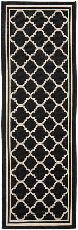 Safavieh Courtyard Cy6918 - 226 Black / Beige Rugs - Safavieh - cy6918 - 226 - 27