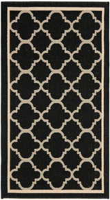 Safavieh Courtyard Cy6918 - 226 Black / Beige Rugs - Safavieh - cy6918 - 226 - 4r