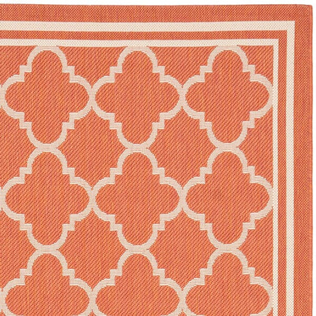 Safavieh Courtyard Cy6918 - 241 Terracotta / Bone Rugs - Safavieh - cy6918 - 241 - 2