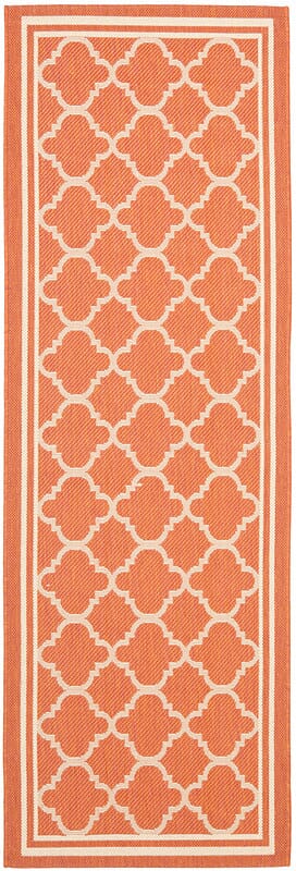 Safavieh Courtyard Cy6918 - 241 Terracotta / Bone Rugs - Safavieh - cy6918 - 241 - 27