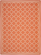 Safavieh Courtyard Cy6918 - 241 Terracotta / Bone Rugs - Safavieh - cy6918 - 241 - 4r