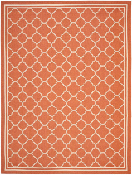 Safavieh Courtyard Cy6918 - 241 Terracotta / Bone Rugs - Safavieh - cy6918 - 241 - 4r