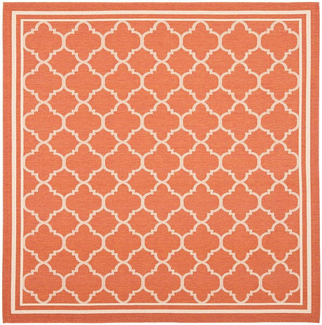 Safavieh Courtyard Cy6918 - 241 Terracotta / Bone Rugs - Safavieh - cy6918 - 241 - 4sq