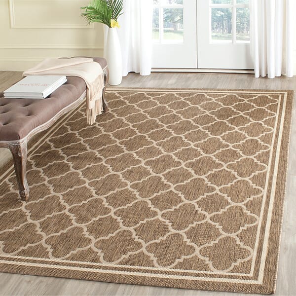 Safavieh Courtyard Cy6918 - 242 Brown / Bone Rugs - Safavieh - cy6918 - 242 - 2