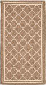Safavieh Courtyard Cy6918 - 242 Brown / Bone Rugs - Safavieh - cy6918 - 242 - 4r