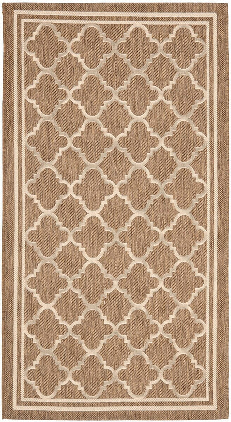 Safavieh Courtyard Cy6918 - 242 Brown / Bone Rugs - Safavieh - cy6918 - 242 - 4r