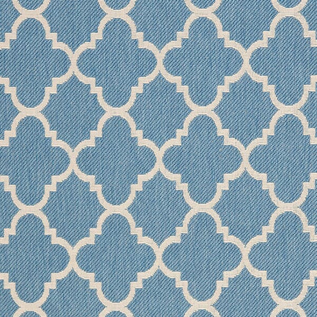 Safavieh Courtyard Cy6918 - 243 Blue / Beige Rugs - Safavieh - cy6918 - 243 - 2