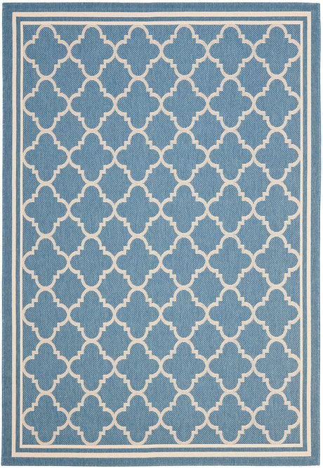 Safavieh Courtyard Cy6918 - 243 Blue / Beige Rugs - Safavieh - cy6918 - 243 - 2