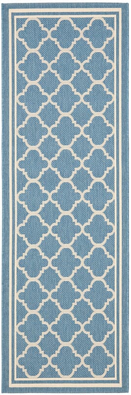 Safavieh Courtyard Cy6918 - 243 Blue / Beige Rugs - Safavieh - cy6918 - 243 - 27