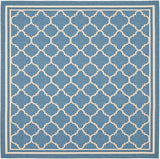 Safavieh Courtyard Cy6918 - 243 Blue / Beige Rugs - Safavieh - cy6918 - 243 - 4sq