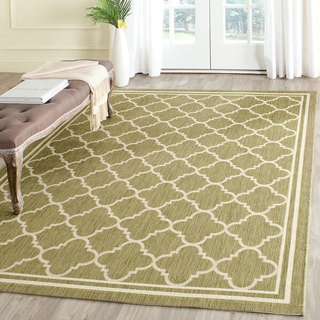 Safavieh Courtyard Cy6918 - 244 Green / Beige Rugs - Safavieh - cy6918 - 244 - 2