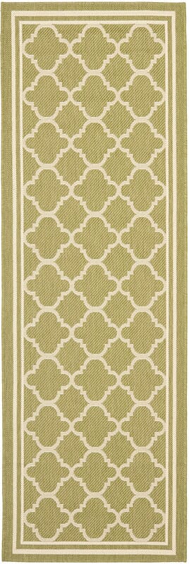 Safavieh Courtyard Cy6918 - 244 Green / Beige Rugs - Safavieh - cy6918 - 244 - 27