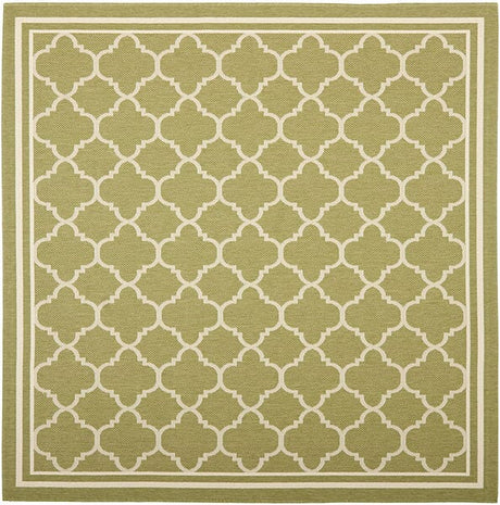 Safavieh Courtyard Cy6918 - 244 Green / Beige Rugs - Safavieh - cy6918 - 244 - 4sq