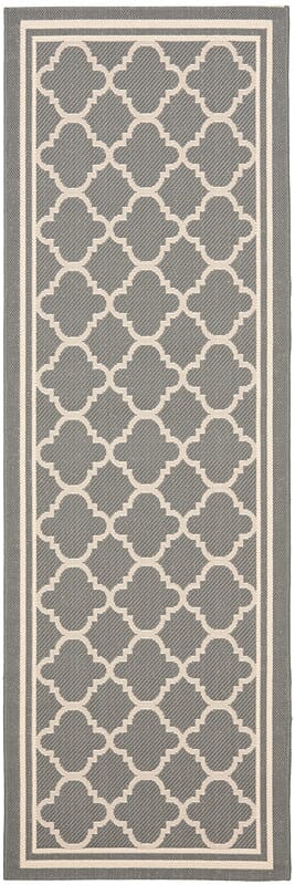 Safavieh Courtyard Cy6918 - 246 Anthracite / Beige Rugs - Safavieh - cy6918 - 246 - 27