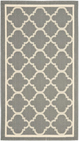 Safavieh Courtyard Cy6918 - 246 Anthracite / Beige Rugs - Safavieh - cy6918 - 246 - 4r