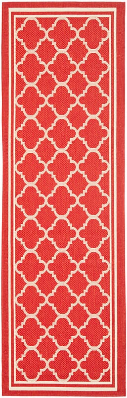 Safavieh Courtyard Cy6918 - 248 Red / Bone Rugs - Safavieh - cy6918 - 248 - 27