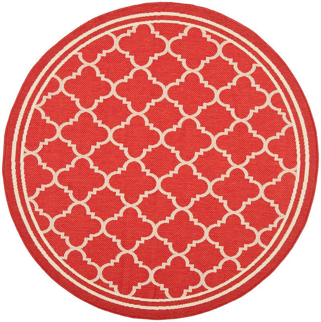 Safavieh Courtyard Cy6918 - 248 Red / Bone Rugs - Safavieh - cy6918 - 248 - 4r