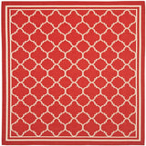 Safavieh Courtyard Cy6918 - 248 Red / Bone Rugs - Safavieh - cy6918 - 248 - 4sq