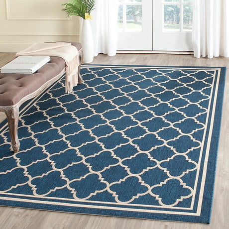 Safavieh Courtyard Cy6918 - 268 Navy / Beige Rugs - Safavieh - cy6918 - 268 - 2