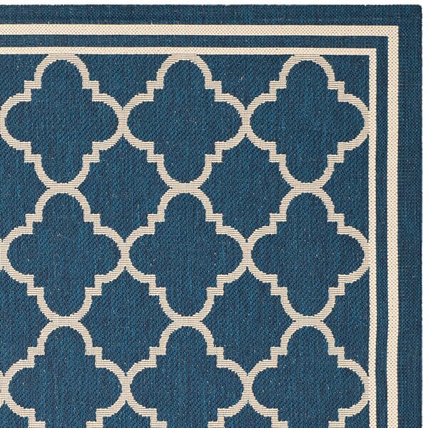 Safavieh Courtyard Cy6918 - 268 Navy / Beige Rugs - Safavieh - cy6918 - 268 - 2