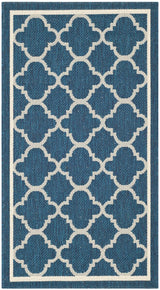 Safavieh Courtyard Cy6918 - 268 Navy / Beige Rugs - Safavieh - cy6918 - 268 - 4r