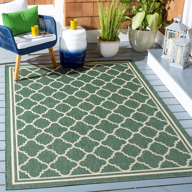 Safavieh Courtyard Cy6918 - 322 Dark Green/Beige Rugs - Safavieh - cy6918 - 322 - 2