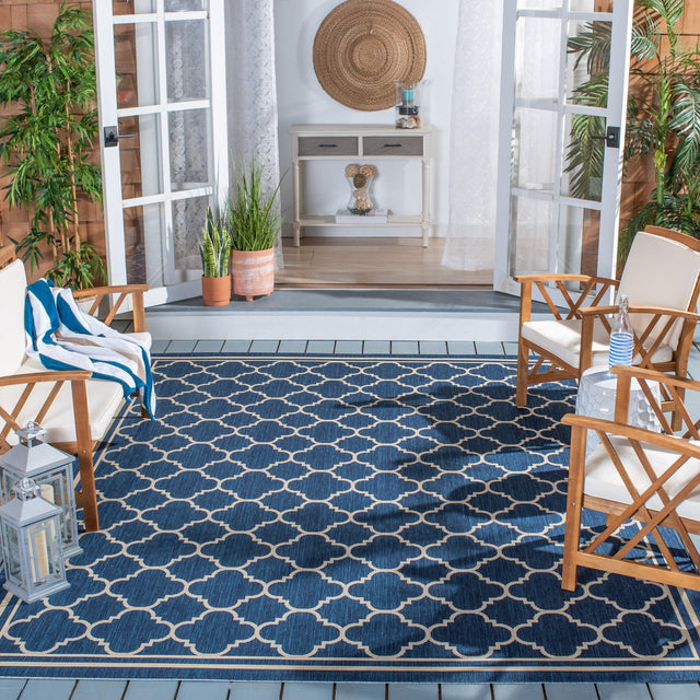 Safavieh Courtyard Cy6918 Navy/Beige Rug - Safavieh - cy6918 - 268 - 28