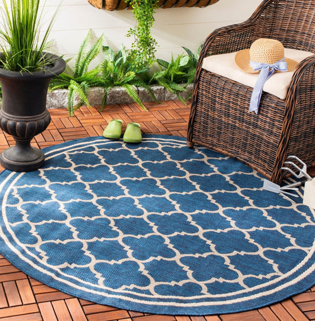 Safavieh Courtyard Cy6918 Navy/Beige Rug - Safavieh - cy6918 - 268 - 28