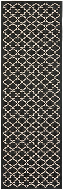 Safavieh Courtyard Cy6919 - 226 Black / Beige Rugs - Safavieh - cy6919 - 226 - 27