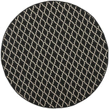 Safavieh Courtyard Cy6919 - 226 Black / Beige Rugs - Safavieh - cy6919 - 226 - 5r