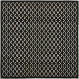 Safavieh Courtyard Cy6919 - 226 Black / Beige Rugs - Safavieh - cy6919 - 226 - 5sq